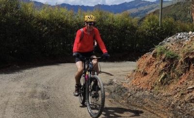 Donal Burke Cycling on the  tour with redspokes